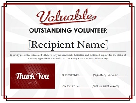 Volunteer Certificate Sample | Best of Document Template